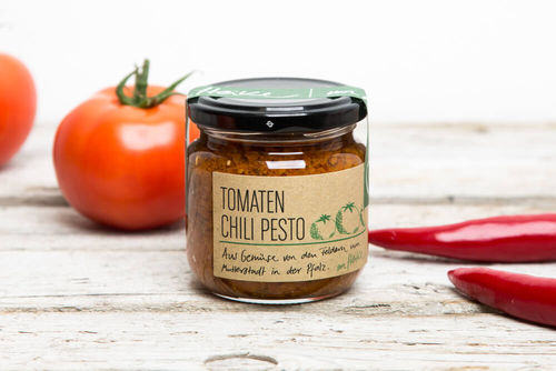 Tomaten Chili Pesto